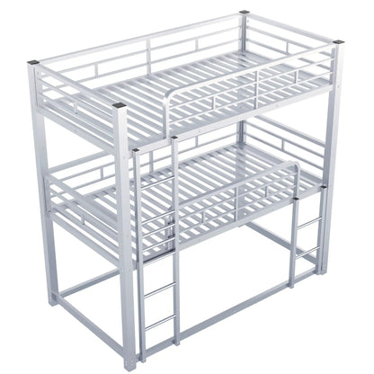 Triple Bunk Bed with Sturdy Construction