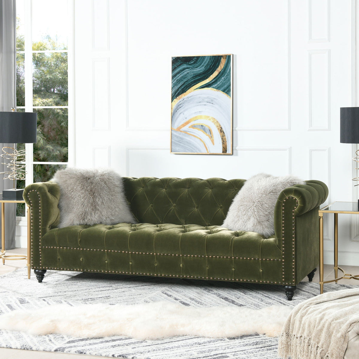 Premium Alto and Handcrafted Tufted Sofa