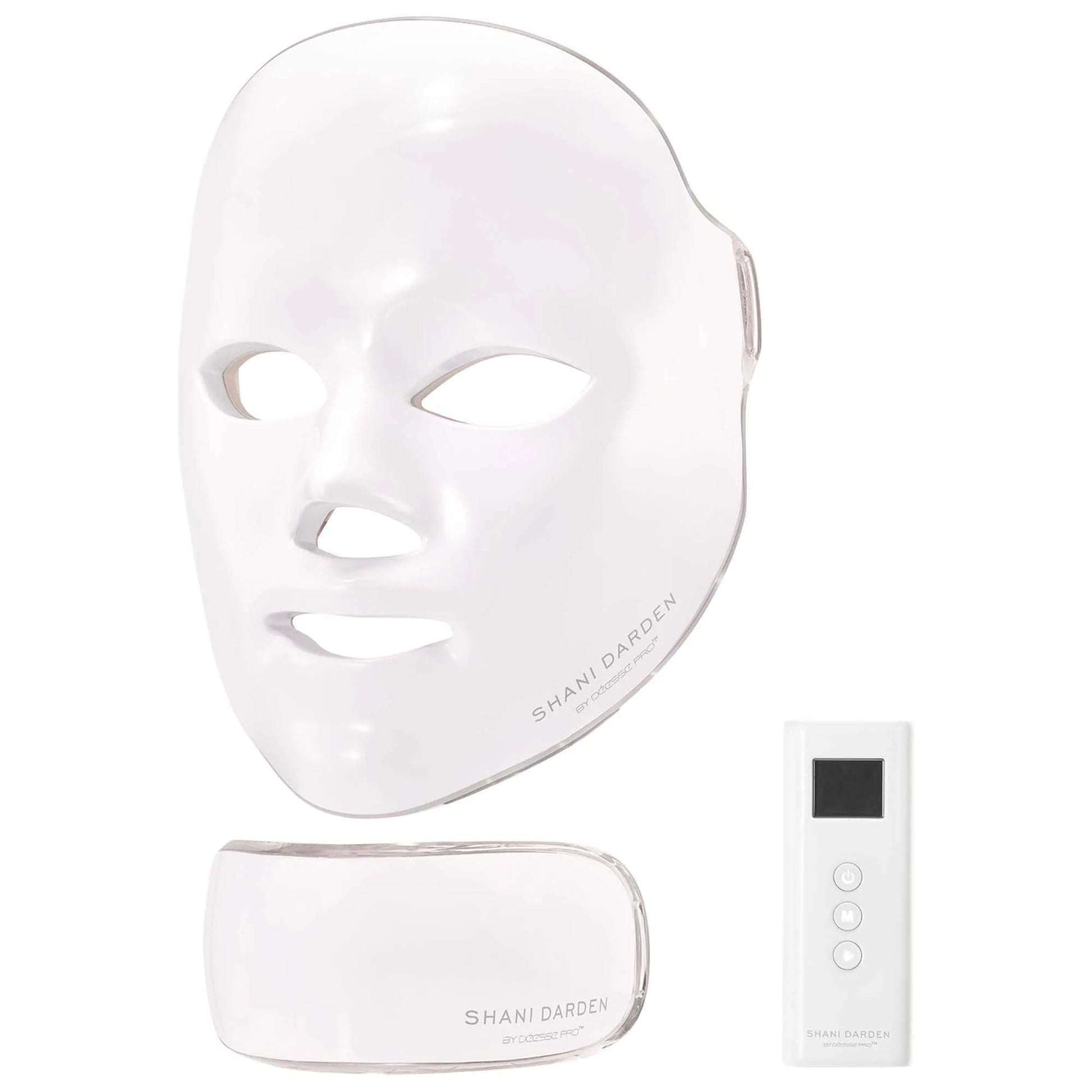 Face mask white Shani Darden LED light therapy mask with remote by Beauty Care Bag on Tampa Home & Garden Store
