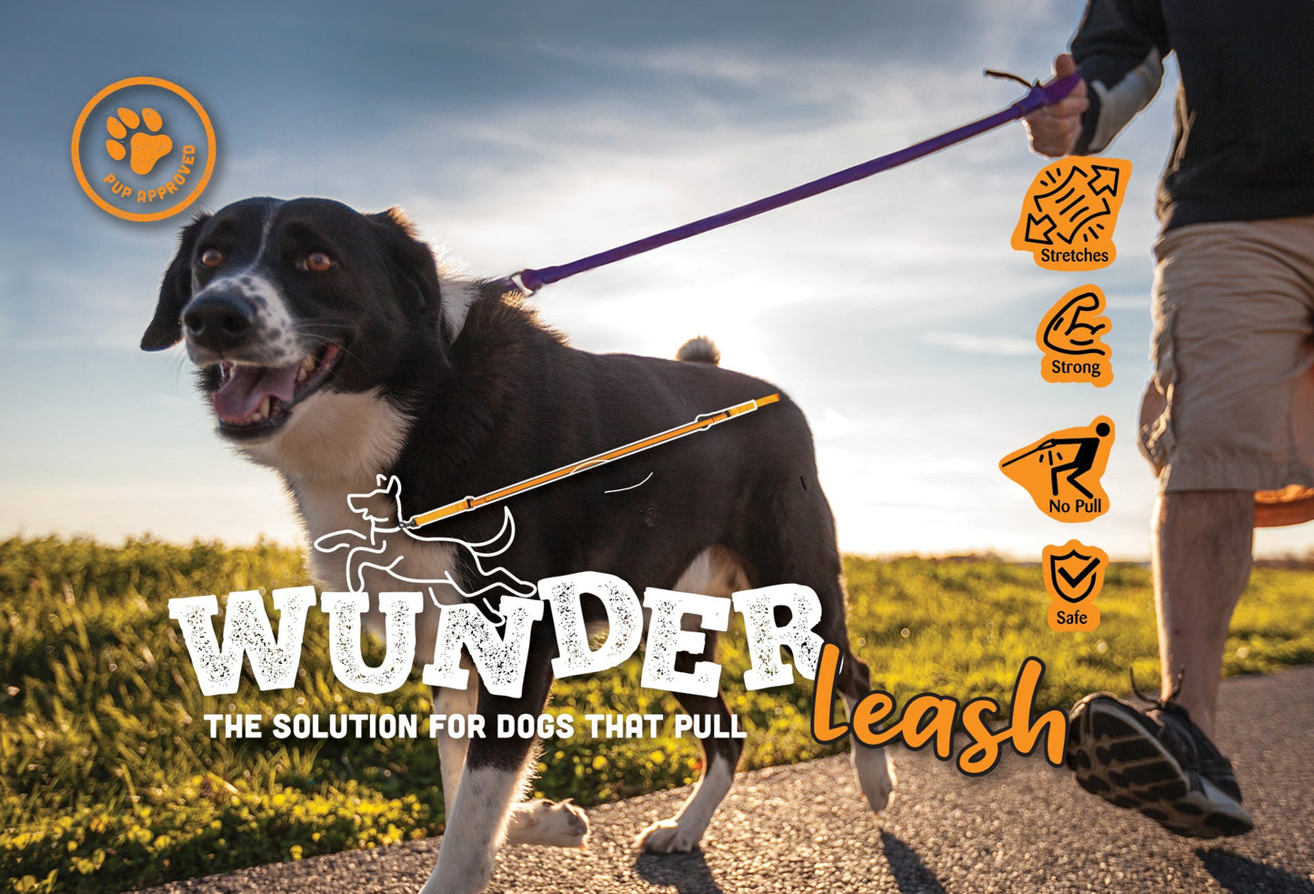 WUNDERleash Original no Pull Dog Leash Calm Walks