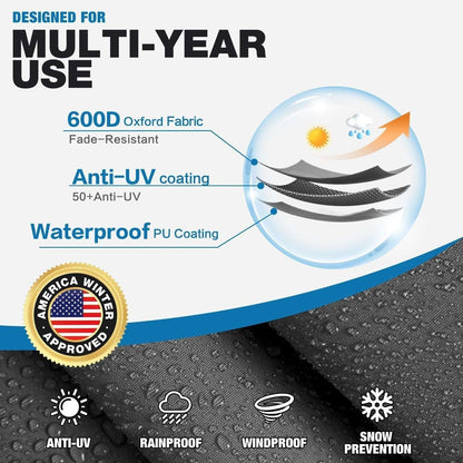 600D Kayak Cover by Dikasun Outdoor with anti-UV and PU coating on Tampa Home & Garden Store