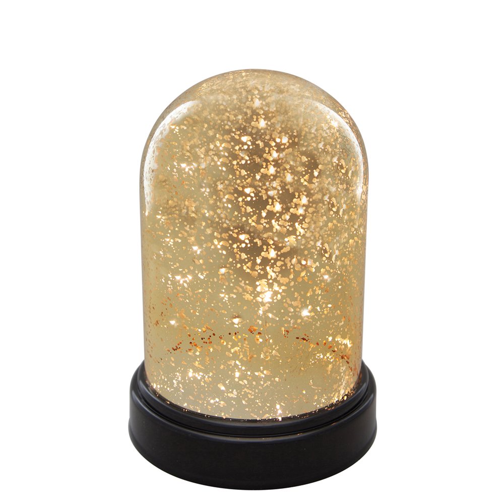 5.5 x 8" Gold Glass Cloche - Tampa Home & Garden Store