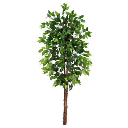 5’ Artificial Double Trunk Ficus Tree (No Pot) - Tampa Home & Garden Store