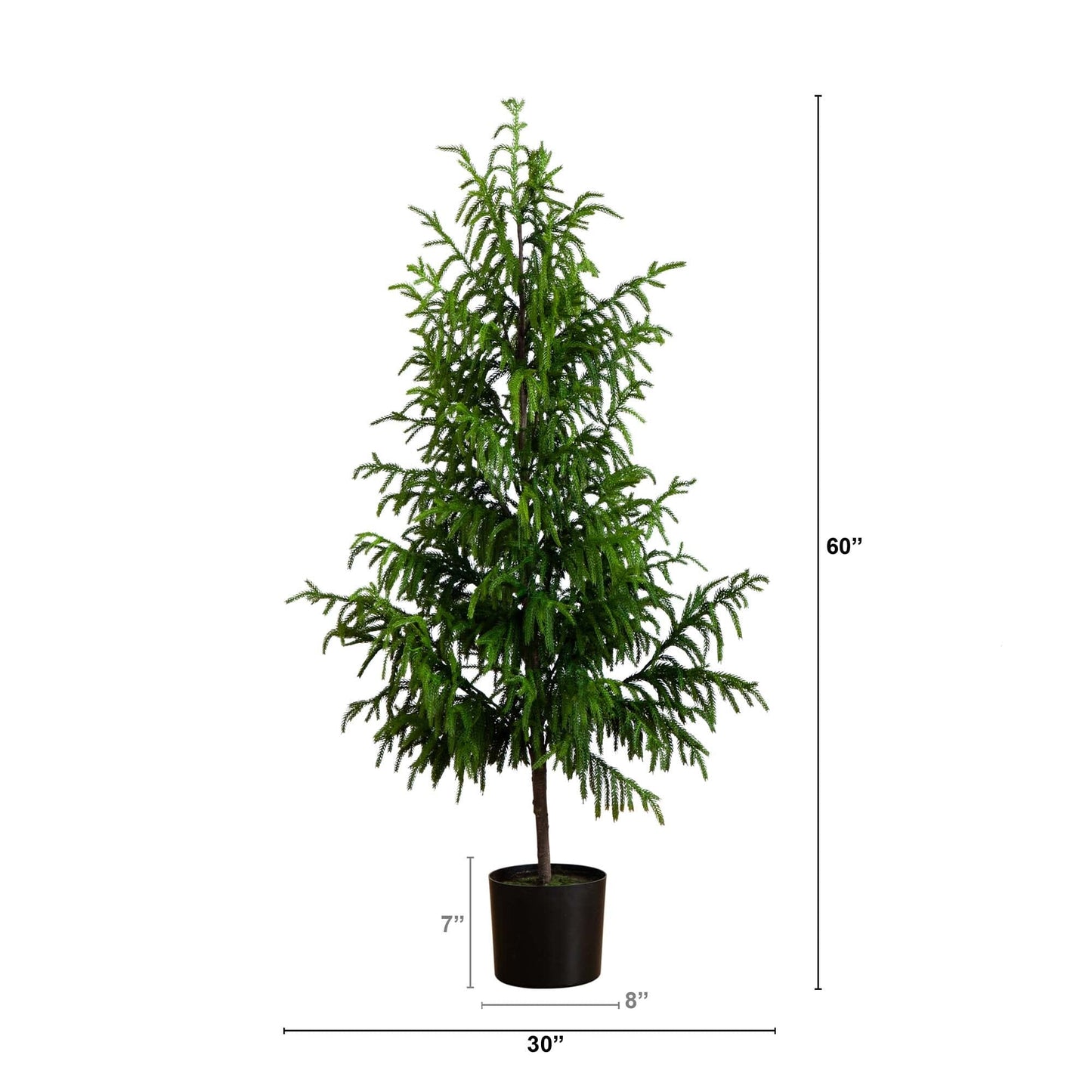 5' Artificial Norfolk Pine Tree - Tampa Home & Garden Store
