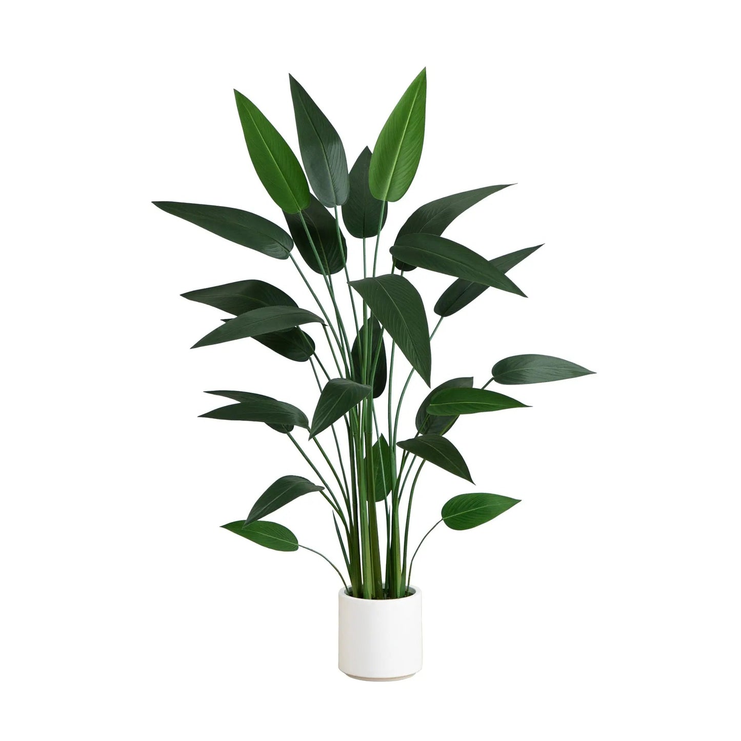 5' Artificial Sky Bird Tree in White Decorative Planter - Tampa Home & Garden Store