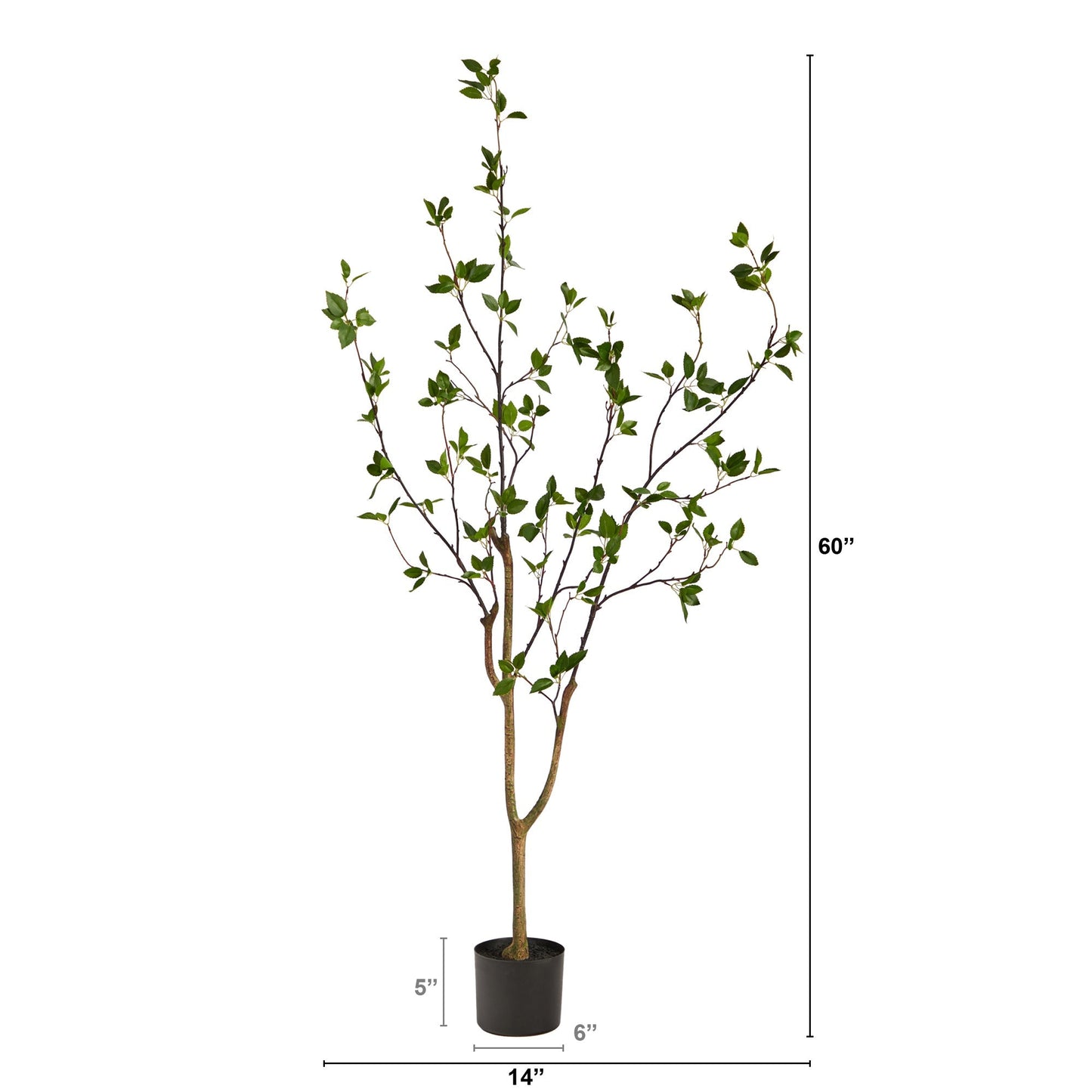 5’ Minimalist Citrus Artificial Tree - Tampa Home & Garden Store
