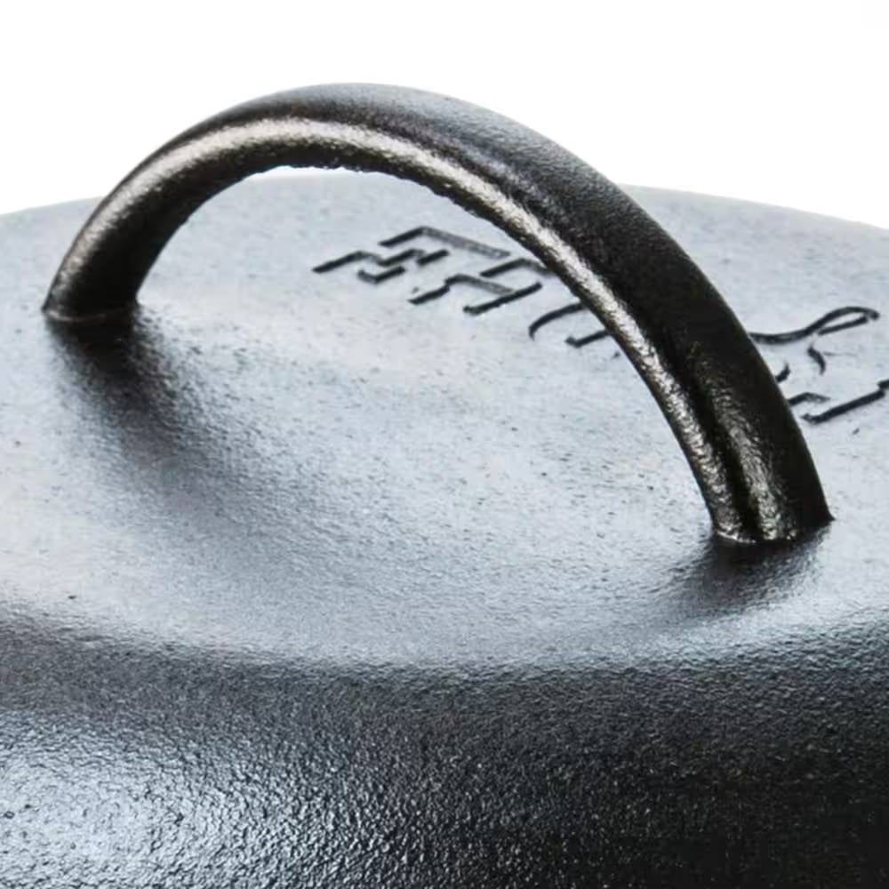 5-Quart Black Cast Iron Dutch Oven with Lid for Oven Stove Grill or Campfire - Tampa Home & Garden Store