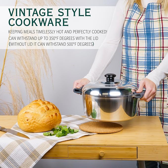5 Quarts Round Dutch Oven with Lid - Tampa Home & Garden Store