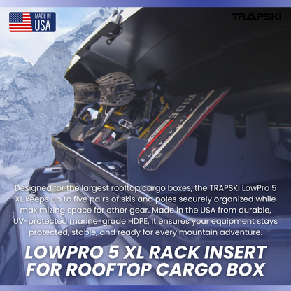 5 XL Ski & Snowboard Rack Cargo Insert - Tampa Home & Garden Store