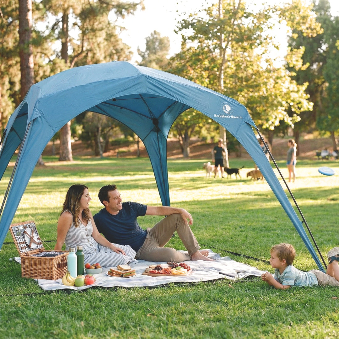Pop 'N Go Canopy blue shelter by The California Beach Co. LLC on Tampa Home & Garden Store