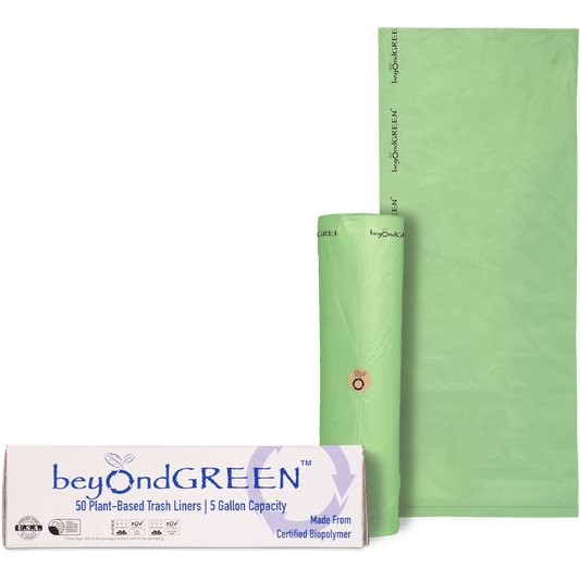 5-Gallon Plant-Based Trash Can Liner - 50 Bags - Tampa Home & Garden Store
