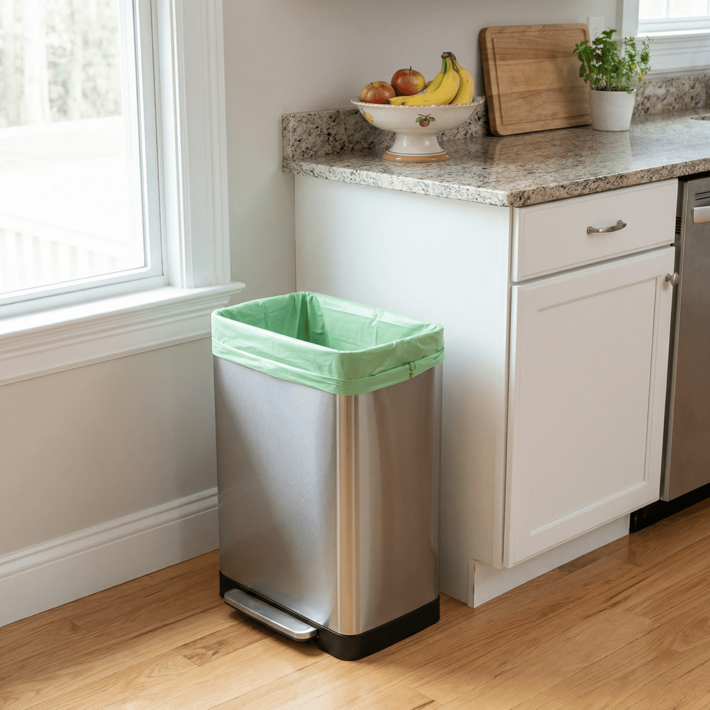 Sacs poubelle végétaux de 5 gallons - 50 sacs