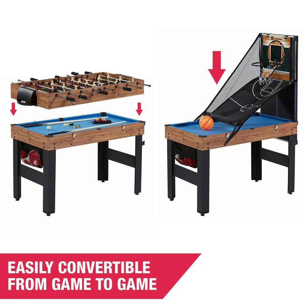 5-in-1 Game Table - Foosball Pool Basketball Ping Pong and Slide Hockey - Tampa Home & Garden Store