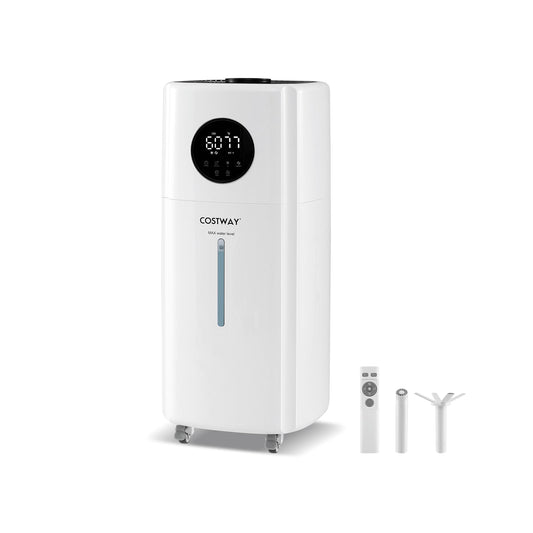 5.5Gal Humidifier with 360¬∞ Nozzles and Wheels for Large Room-White - Tampa Home & Garden Store