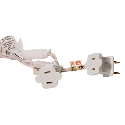 50-Light 5mm Red, White, Blue Frost LED White Wire Light Set - Tampa Home & Garden Store