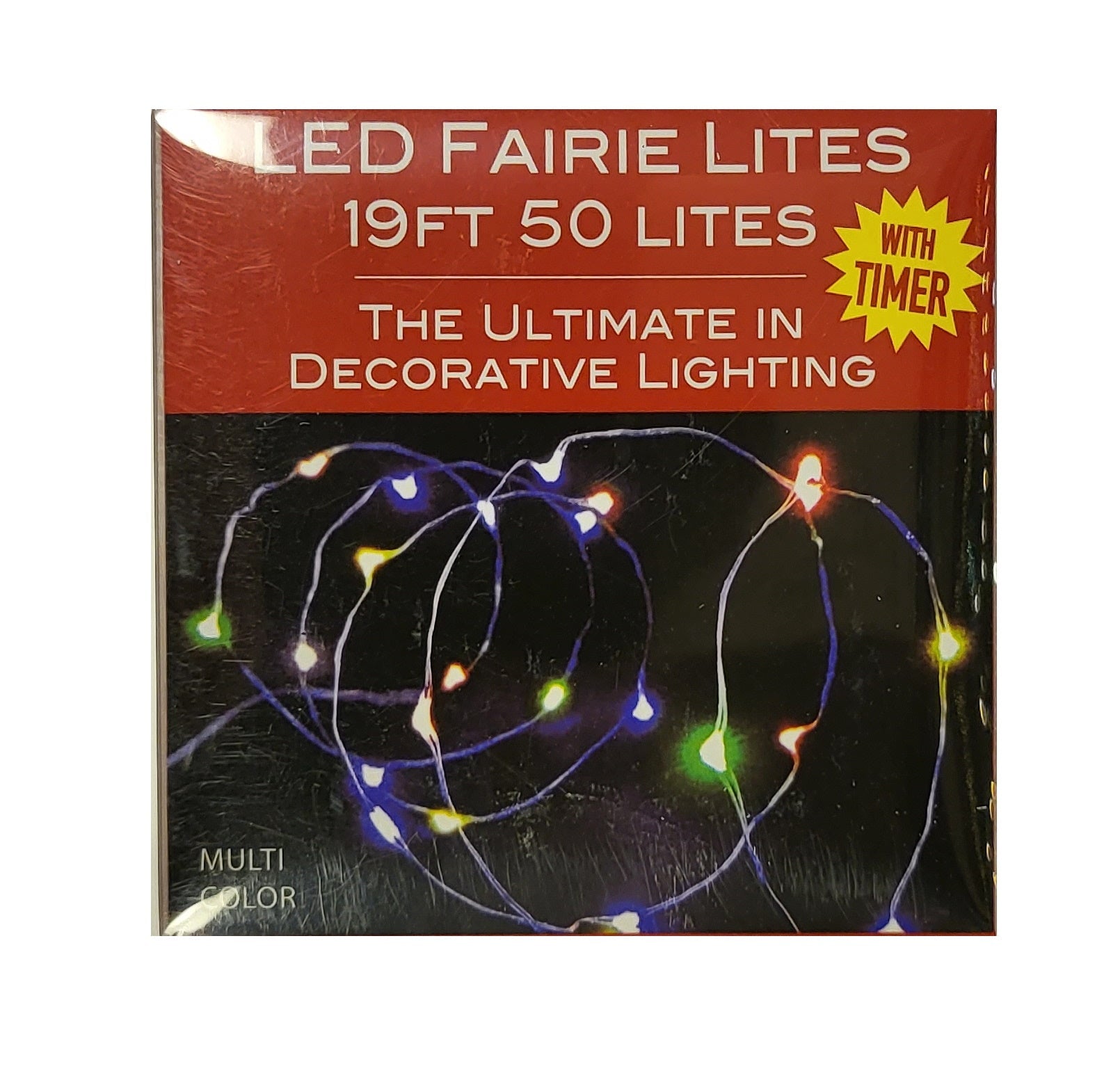 50-Light Battery-Operated LED Fairie Light Set - Multicolor - Tampa Home & Garden Store