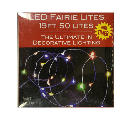50-Light Battery-Operated LED Fairie Light Set - Multicolor - Tampa Home & Garden Store