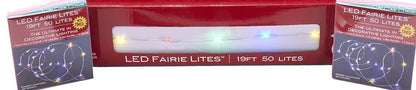50-Light Battery-Operated LED Fairie Light Set - Multicolor - Tampa Home & Garden Store