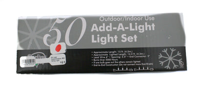 50 Light Indoor/Outdoor RED String Light - Tampa Home & Garden Store