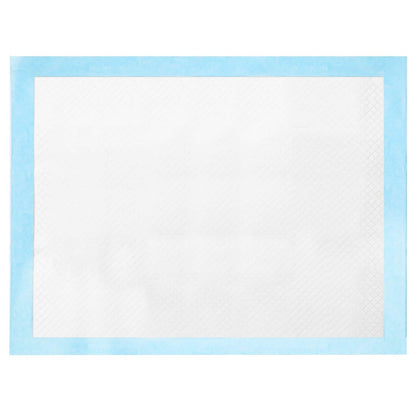 DailySale 50-piece dog training pads, white absorbent surface with blue border on Tampa Home & Garden Store