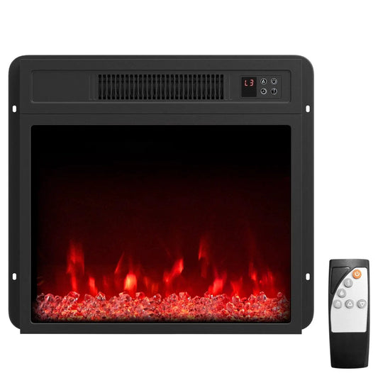 Electric Fireplace Insert DirectDeals, 18-Inch with remote, black finish on Tampa Home & Garden Store