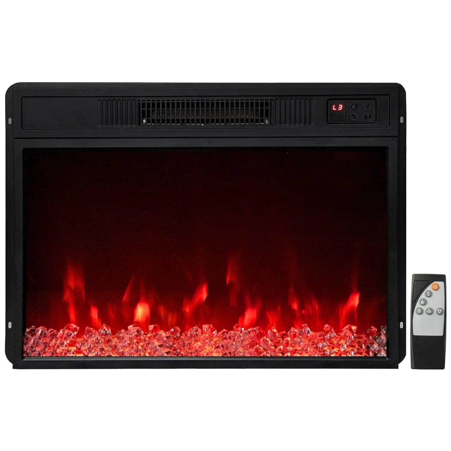 Electric Fireplace Insert 23 Inch Remote Control