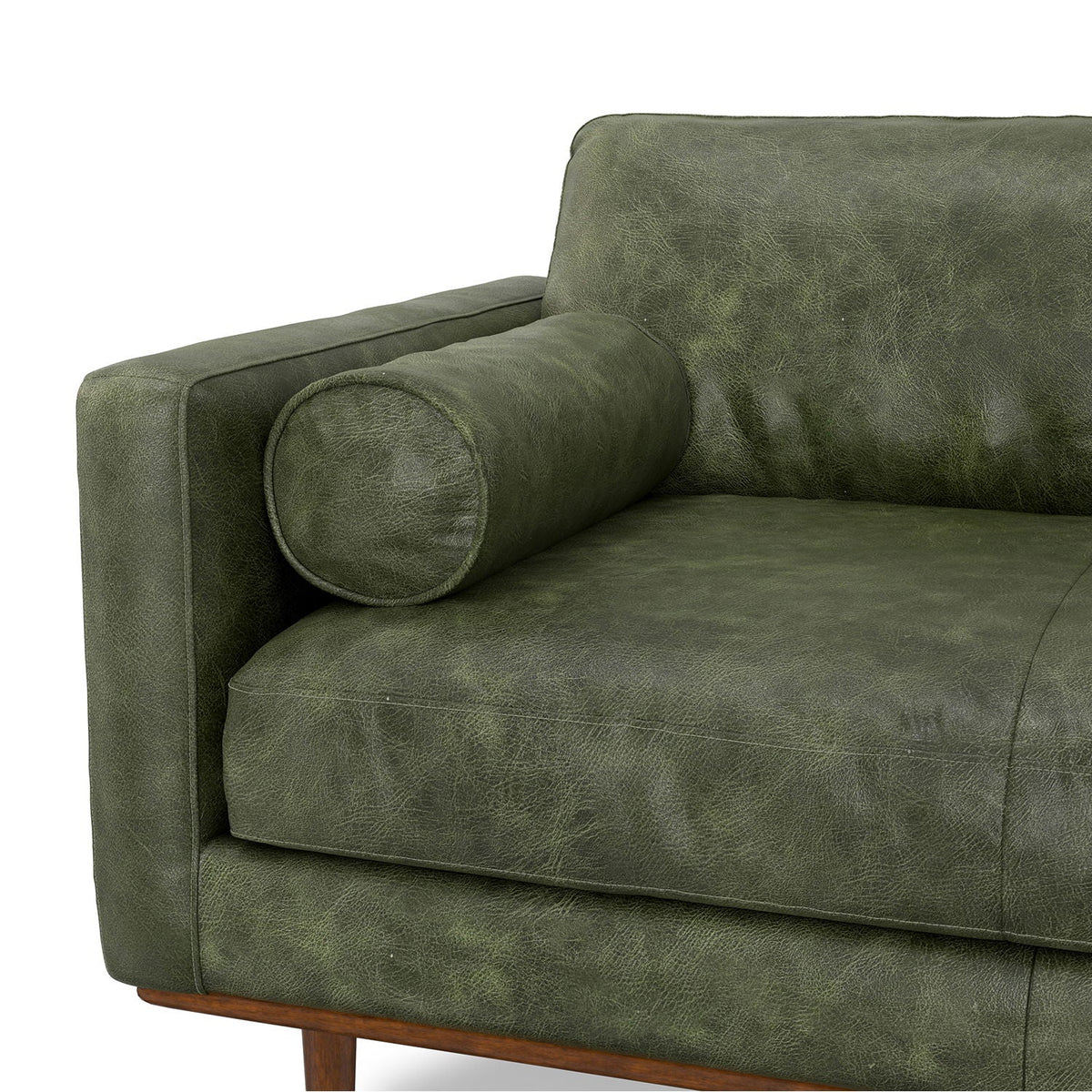 Morrison Brazilian Leather Sofa and Ottoman Set