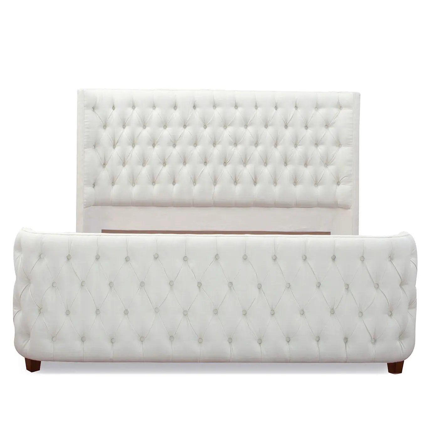 Brooklyn Tufted Bed Headboard and Footboard Set