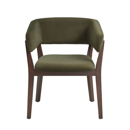 Blake Solid Beech Wood Modern Dining Armchair