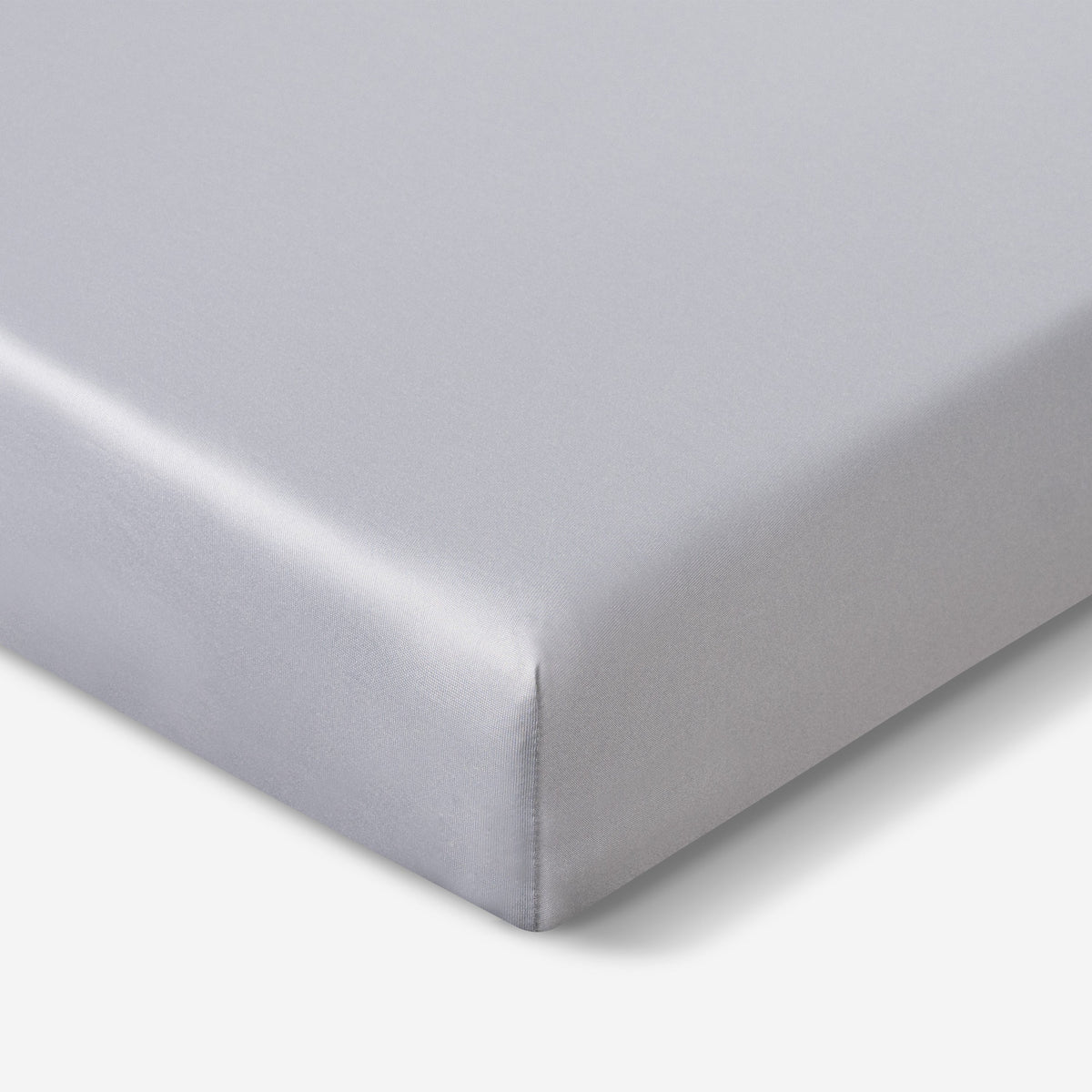 BedGear Dri-Tec Light Gray Fitted Crib Sheet