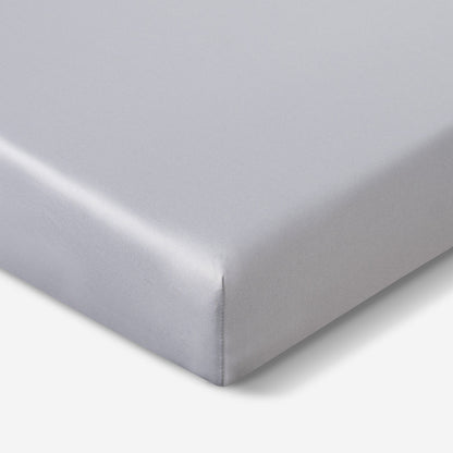 BedGear Dri-Tec Light Gray Fitted Crib Sheet