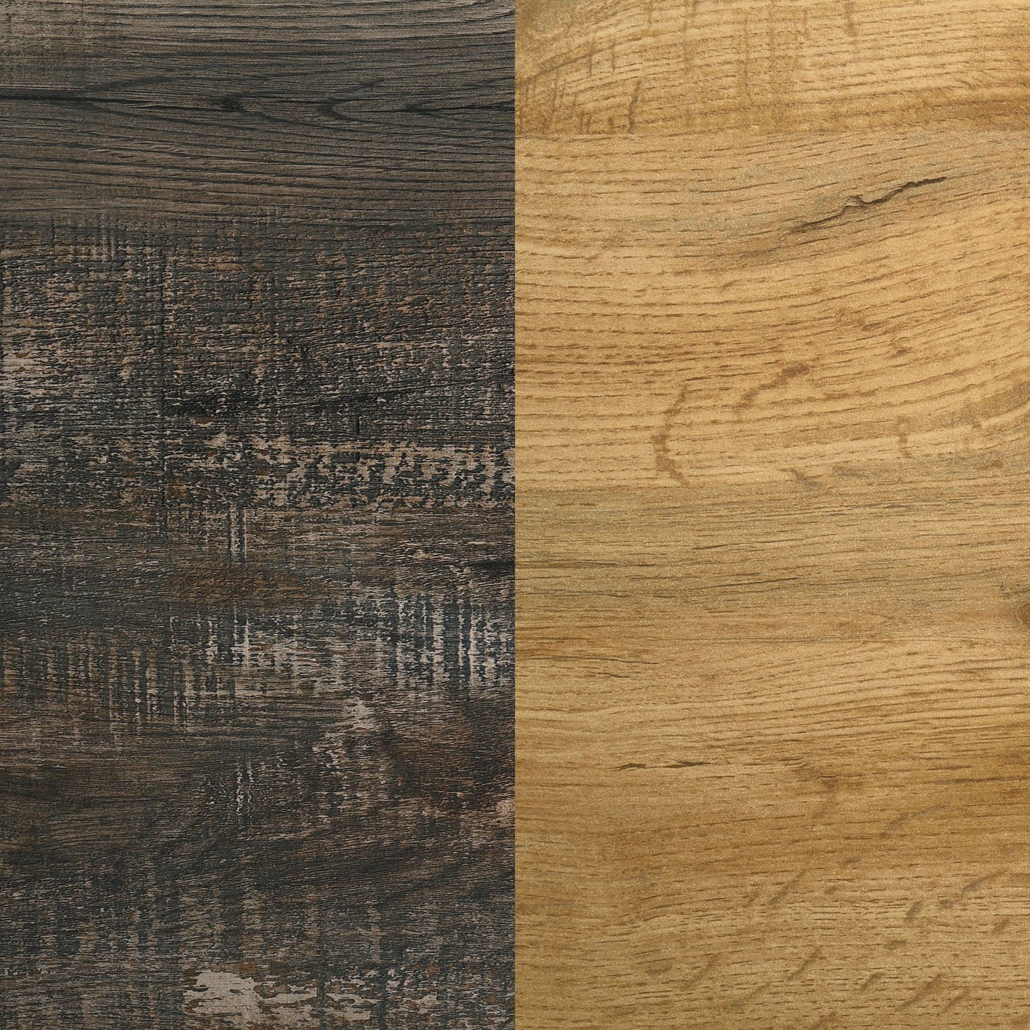 Georgina Panel Bed and Weathered Wood Finish