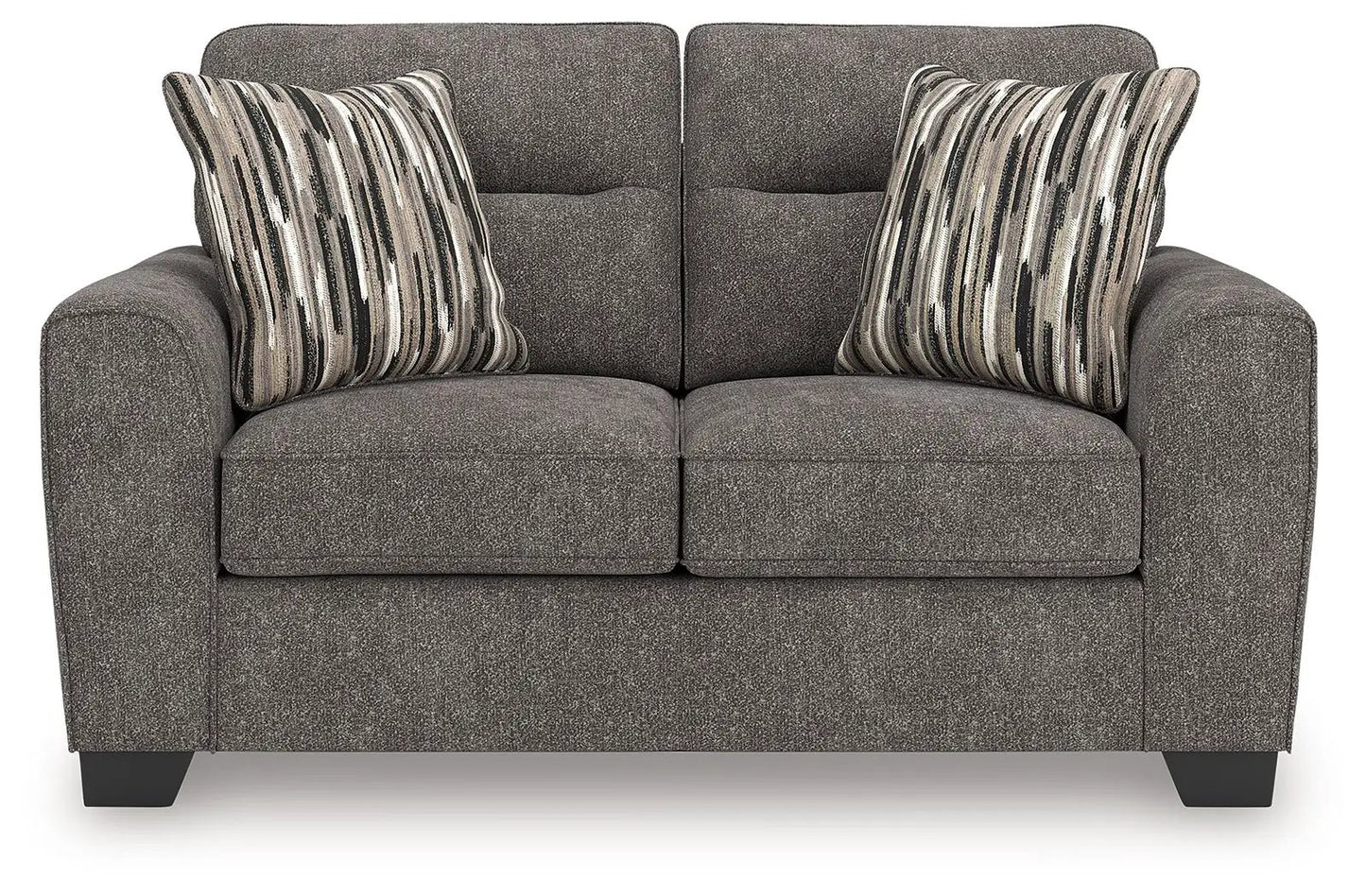 Olten Loveseat in Mocha Upholstery, Cozy