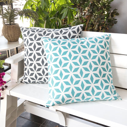 Crystal Burst Indoor and Outdoor Accent Pillow