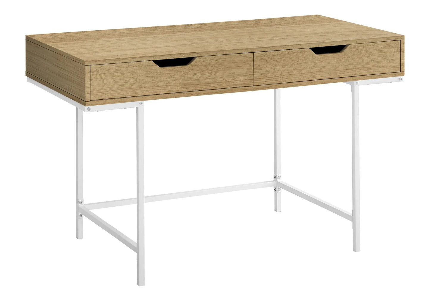 Computer Desk for Home Office with Marble Look