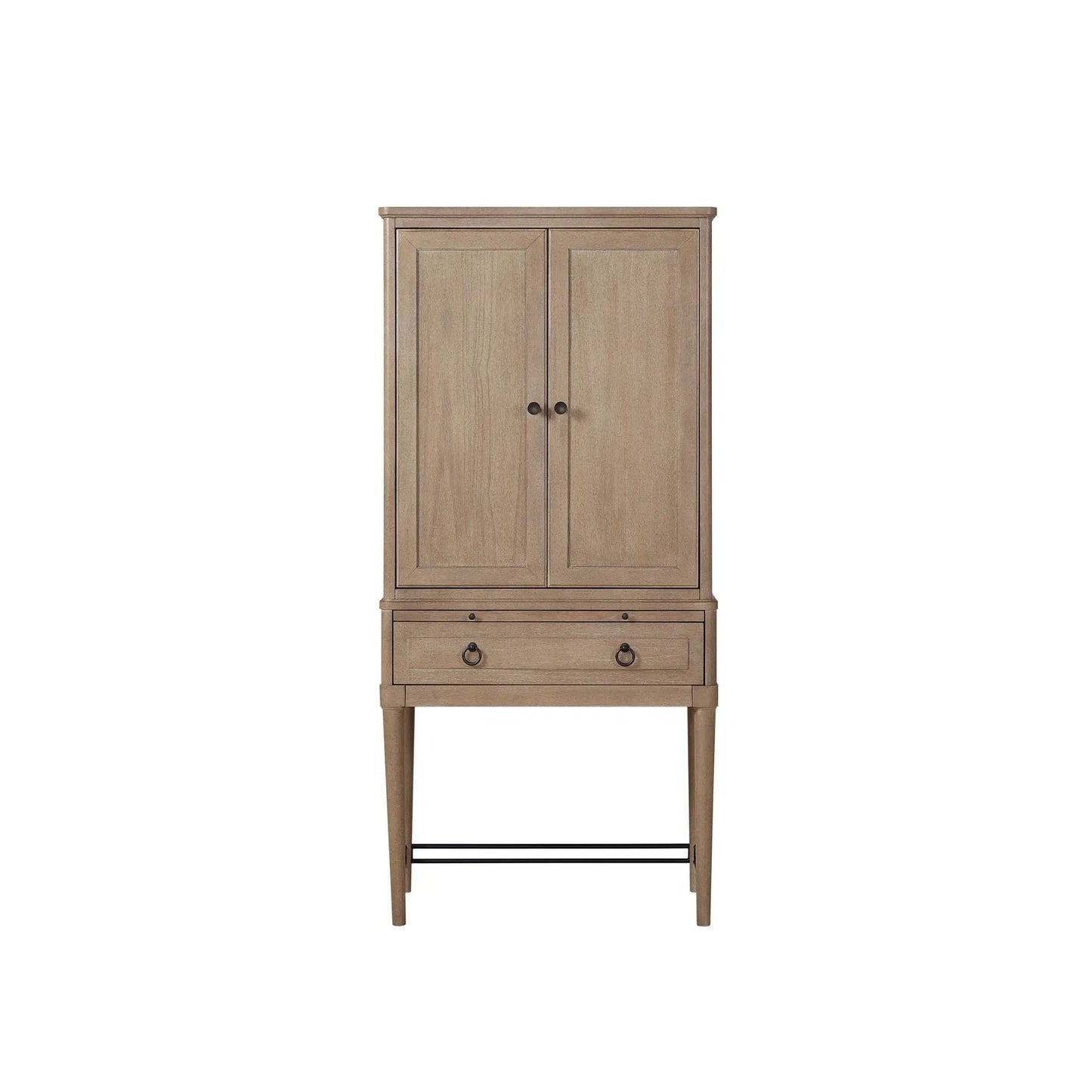 Bar Cabinet Sand Finish with Wine Storage