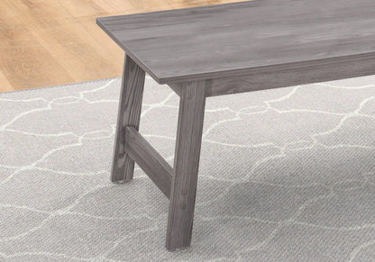 Three-piece table set: coffee, end, and side tables in gray wood finish by Unique Piece Furniture on Tampa Home & Garden Store