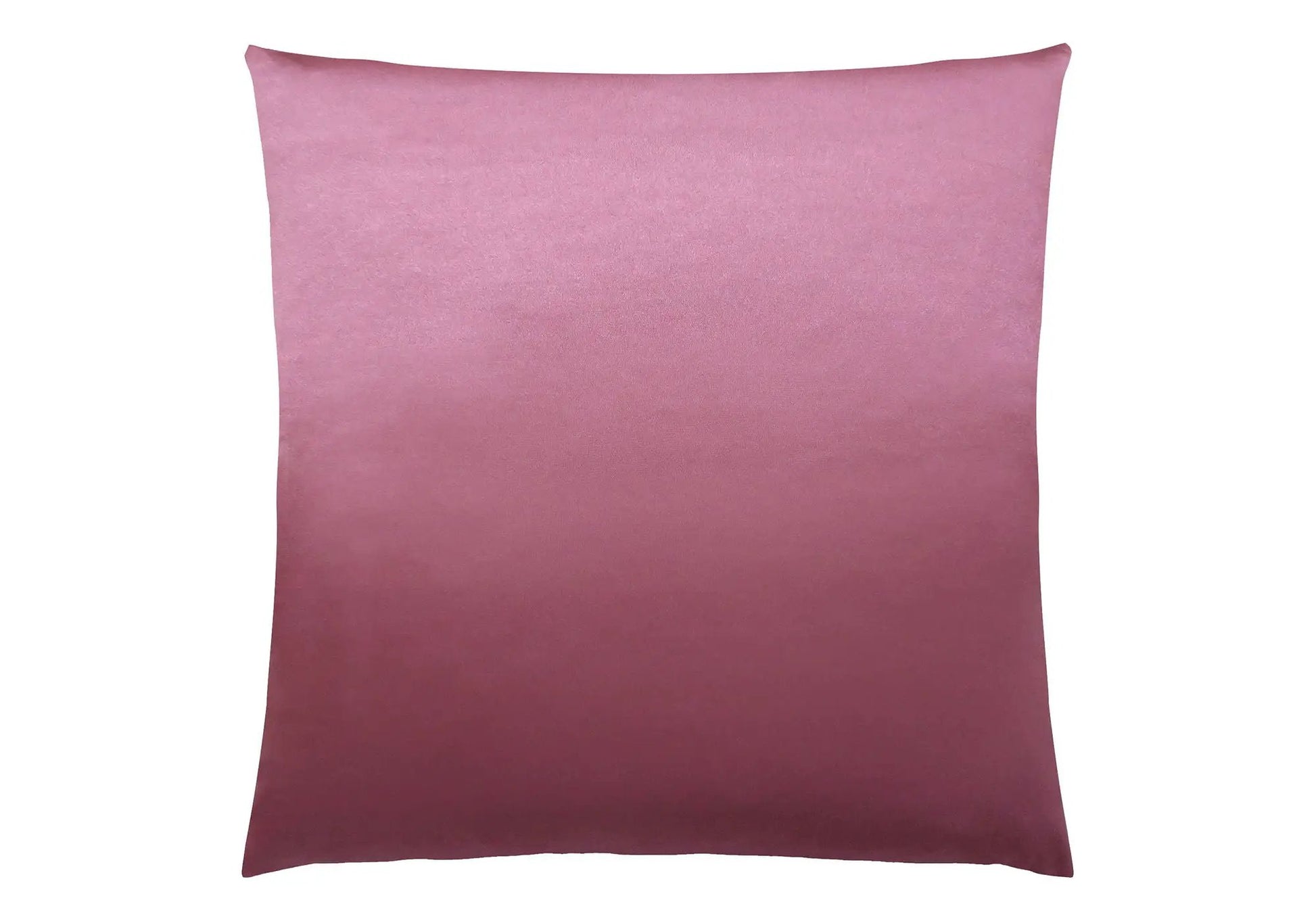 Pink square decorative throw pillow with velvet-like fabric, insert included, hypoallergenic, modern style on Tampa Home & Garden Store