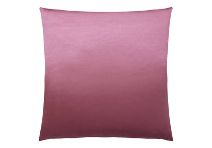 Pink square decorative throw pillow with velvet-like fabric, insert included, hypoallergenic, modern style on Tampa Home & Garden Store
