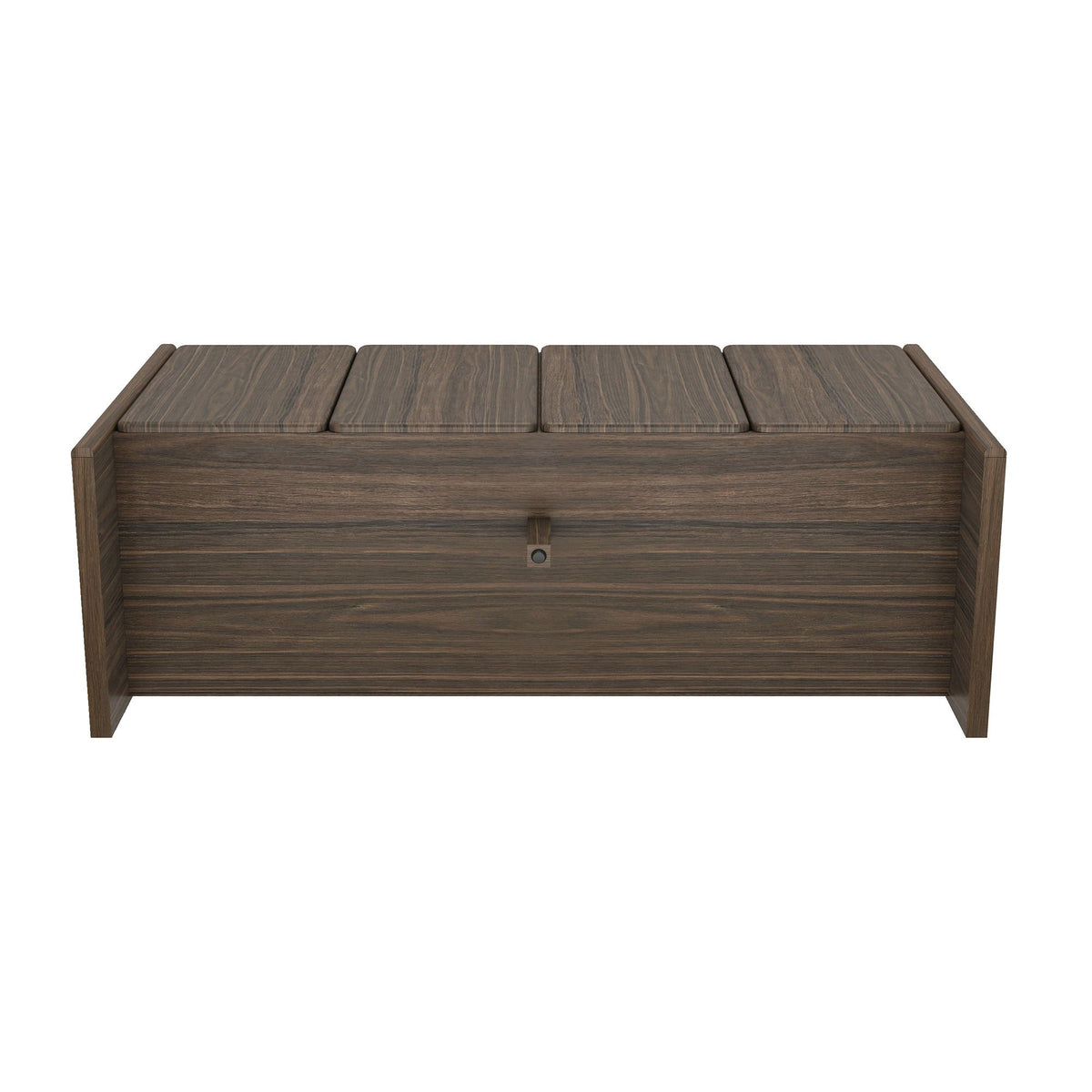 Linda sideboard with adjustable shelves and soft-close doors in dark brown wood finish on Tampa Home & Garden Store