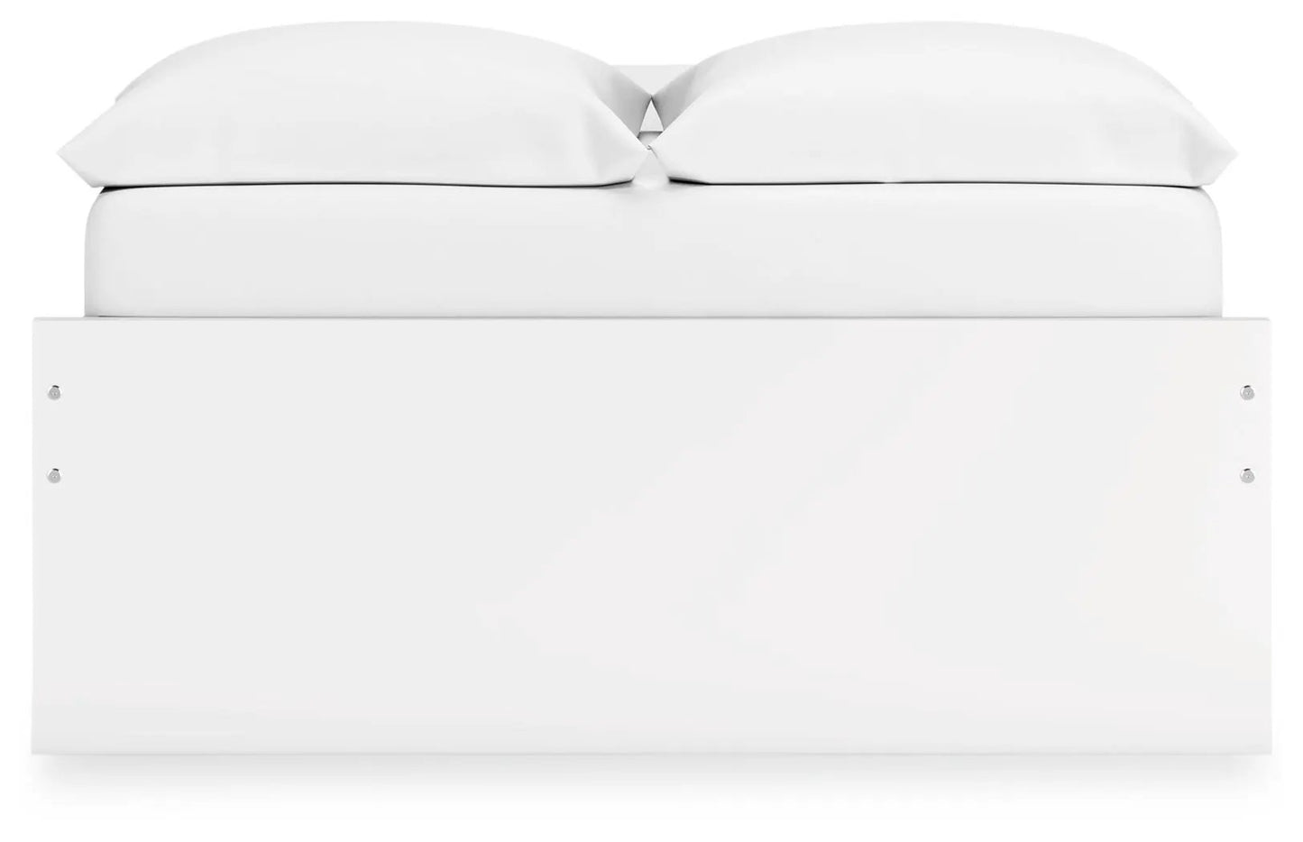 Onita Platform Bed white storage bed by Unique Piece Furniture with a clean panel base on Tampa Home & Garden Store