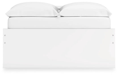 Onita Platform Bed white storage bed by Unique Piece Furniture with a clean panel base on Tampa Home & Garden Store