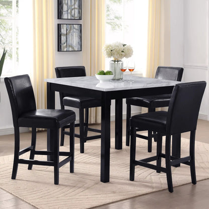 Modern Counter Height 5 Piece Dining Set