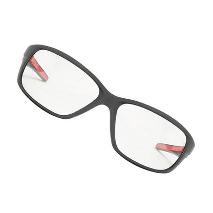Night vision polarized glasses black plastic frame with red temple accents FLIPSTYLEZLLC on Tampa Home & Garden Store