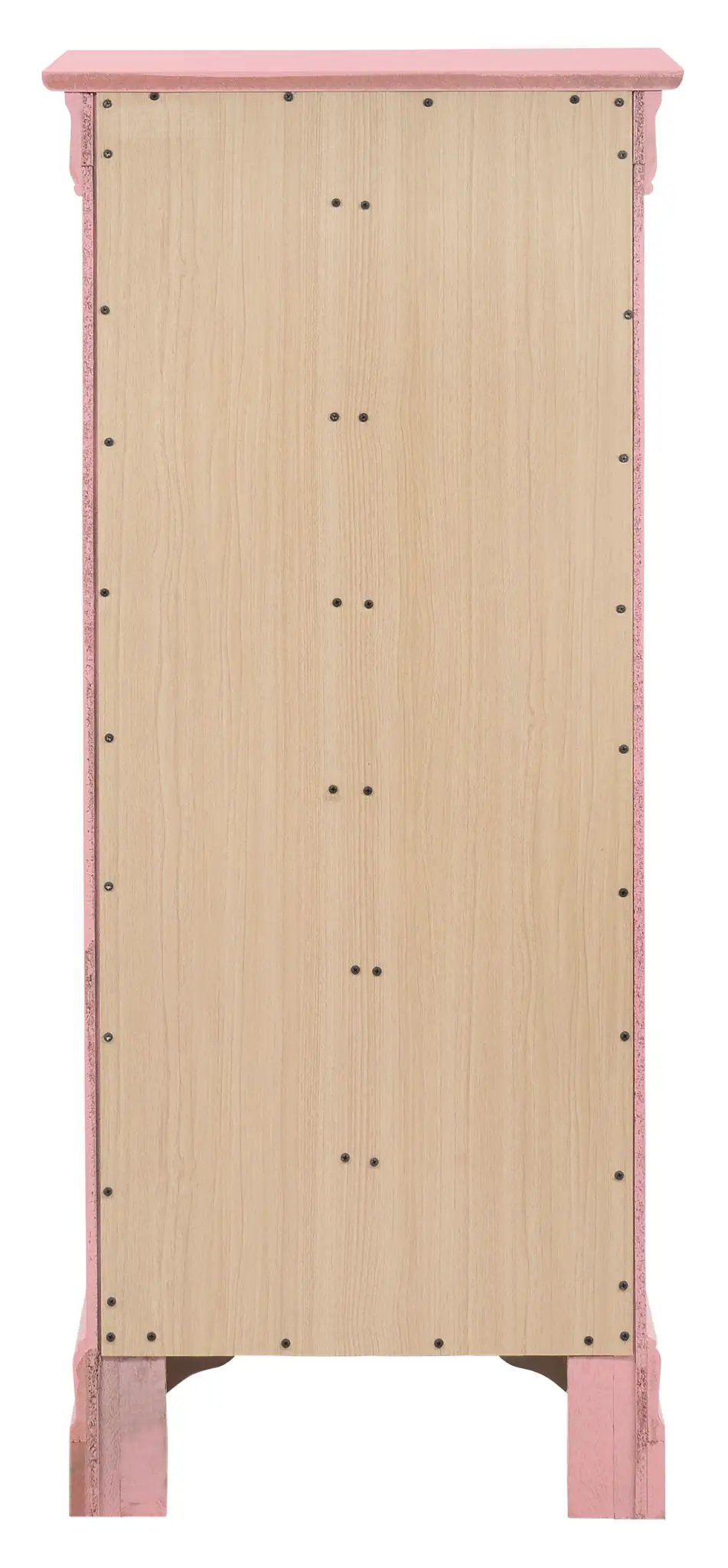 Traditional Style Lingerie Storage Chest pink chest with wood panels Unique Piece Furniture on Tampa Home & Garden Store