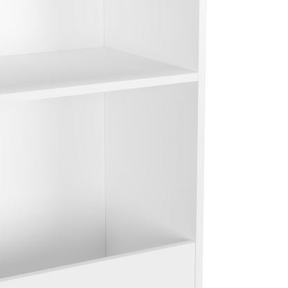 Kids 4-Tier Bookcase Children's Book Display Bookshelf Toy Storage Cabinet Organizer for Children's Room Playroom - Tampa Home & Garden Store