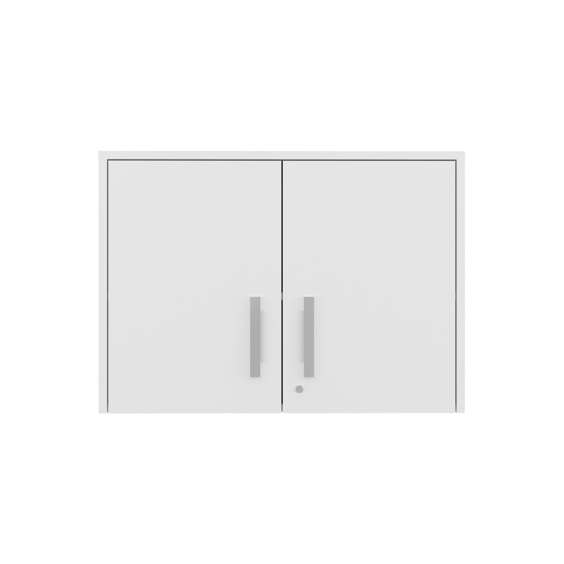 Danbury Wall-Mounted Storage Cabinet white, two-door with handles HouseOfZazla on Tampa Home & Garden Store