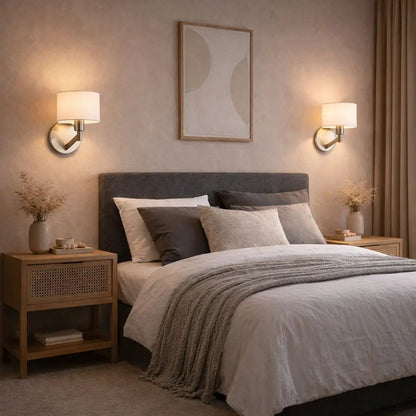 Nebula Base Wall Lamp with Rotary Switch Shade