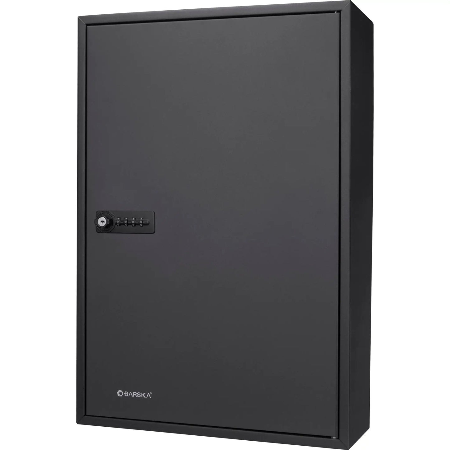 Adjustable key cabinet with combination lock in black metal wall storage organizer Barska logo on Tampa Home & Garden Store