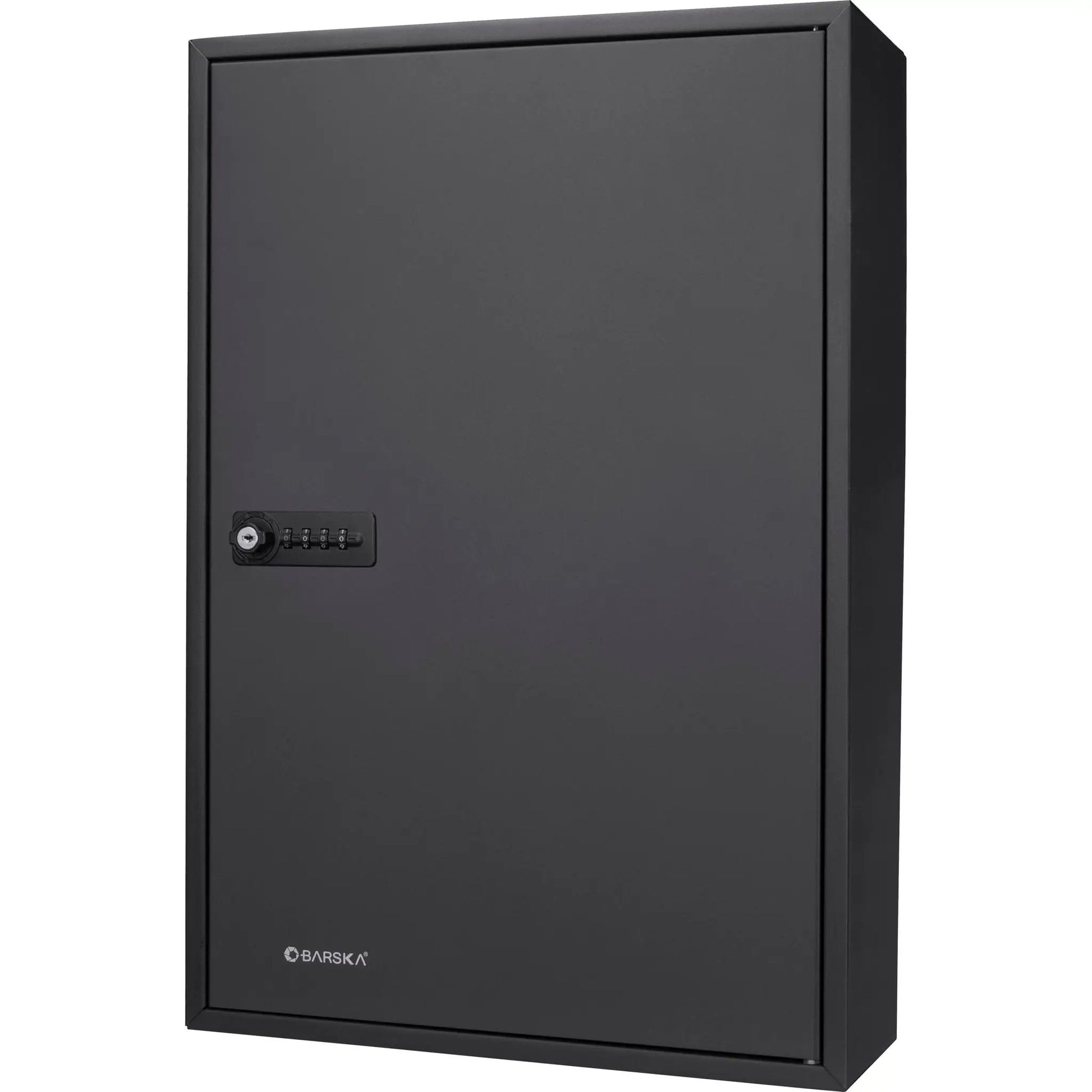 Adjustable key cabinet with combination lock in black metal wall storage organizer Barska logo on Tampa Home & Garden Store